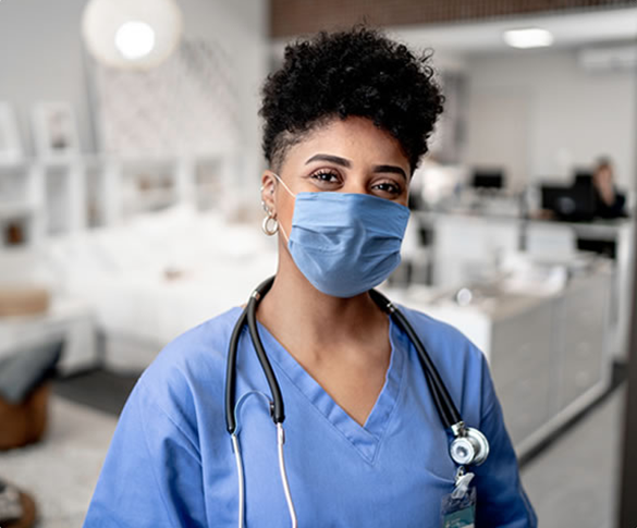 Nurse while on shift