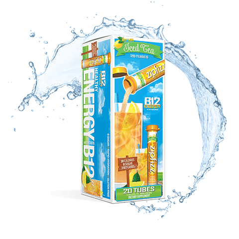 Zipfizz Iced Tea B12 Energy Powder Sugar Free