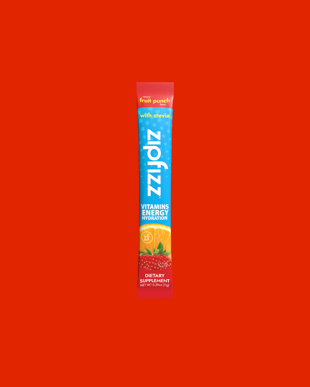 Zipfizz dietary supplement stick pack