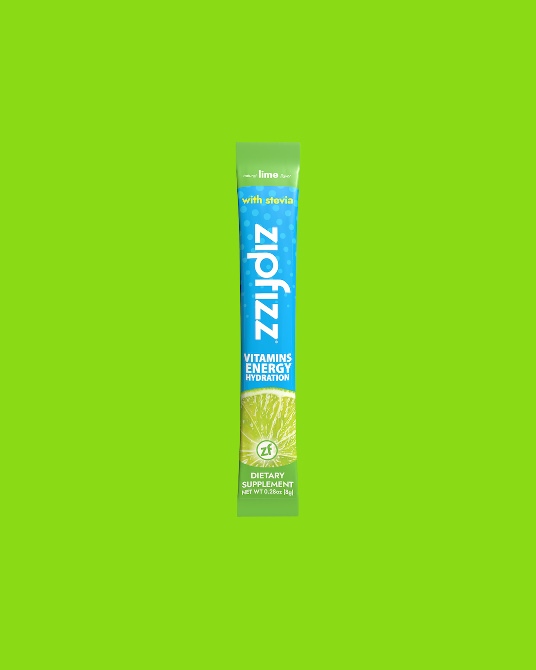 Zipfizz dietary supplement stick pack.
