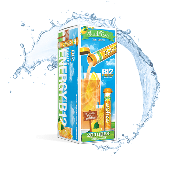 Zipfizz Iced Tea B12 Energy Powder Sugar Free